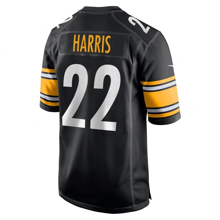 Najee Harris Pittsburgh Steelers Nike Player Game Jersey - Black