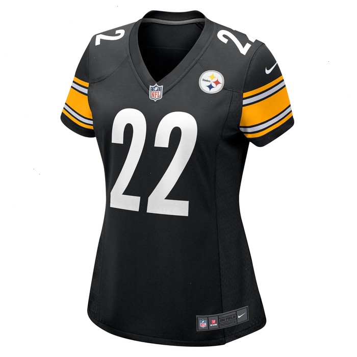 Najee Harris Pittsburgh Steelers Nike Women's Team Game Jersey - Black