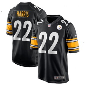 Najee Harris Pittsburgh Steelers Nike Youth Game Jersey - Black