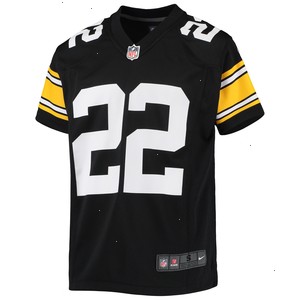 Najee Harris Pittsburgh Steelers Nike Youth Game Jersey - Black V1