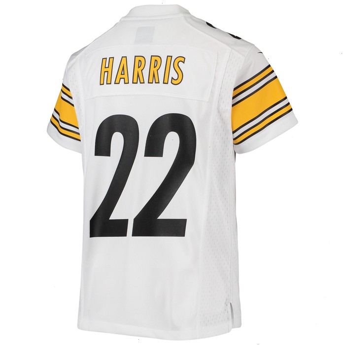 Najee Harris Pittsburgh Steelers Nike Youth Game Jersey - White