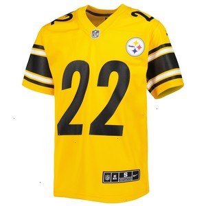 Najee Harris Pittsburgh Steelers Nike Youth Inverted Game Jersey - Gold