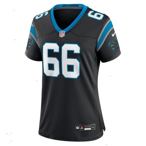 Nash Jensen Carolina Panthers Nike Women's Team Game Jersey - Black