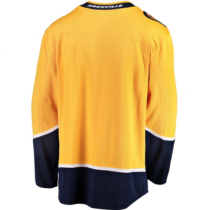 Nashville Predators Fanatics Branded Breakaway Home Jersey - Gold