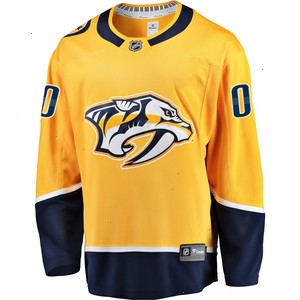 Nashville Predators Fanatics Branded Home Breakaway Custom Jersey - Gold