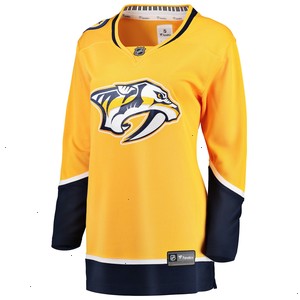 Nashville Predators Fanatics Branded Women's Breakaway Home Jersey - Yellow