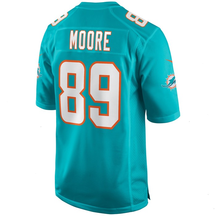 Nat Moore Miami Dolphins Nike Game Retired Player Jersey - Aqua