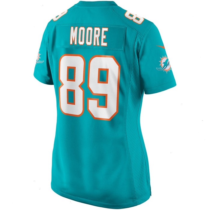 Nat Moore Miami Dolphins Nike Women's Game Retired Player Jersey - Aqua