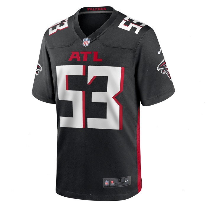 Nate Landman Atlanta Falcons Nike Team Game Jersey - Black