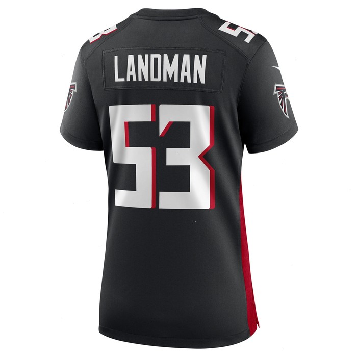 Nate Landman Atlanta Falcons Nike Women's Team Game Jersey - Black