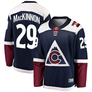 Nathan MacKinnon Colorado Avalanche Fanatics Branded Alternate Breakaway Player Jersey - Navy