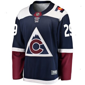 Nathan MacKinnon Colorado Avalanche Fanatics Branded Alternate Breakaway Player Jersey - Navy