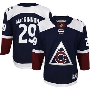 Nathan MacKinnon Colorado Avalanche Youth Alternate Premier Player Jersey - Navy