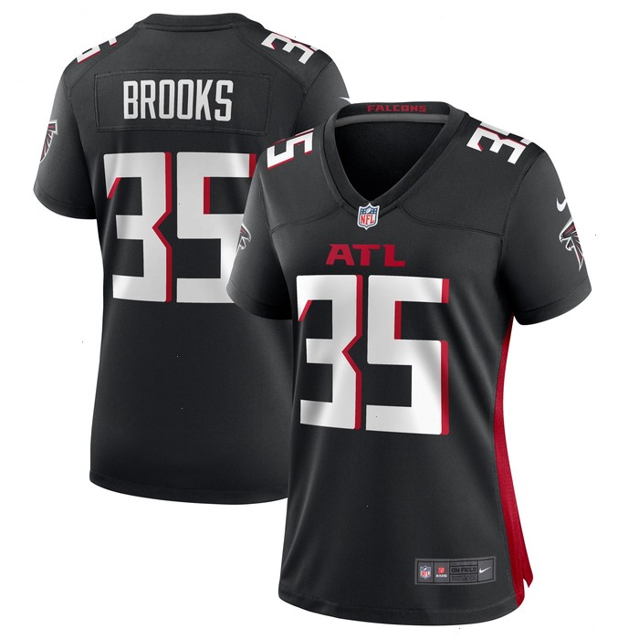 Natrone Brooks Atlanta Falcons Nike Women's Team Game Jersey - Black