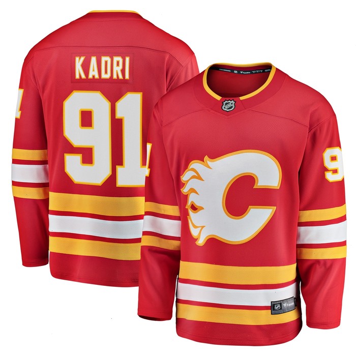 Nazem Kadri Calgary Flames Fanatics Branded Home Breakaway Player Jersey - Red