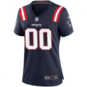 New England Patriots Nike Women's Custom Game Jersey - Navy