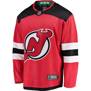 New Jersey Devils Fanatics Branded Breakaway Home Jersey - Red