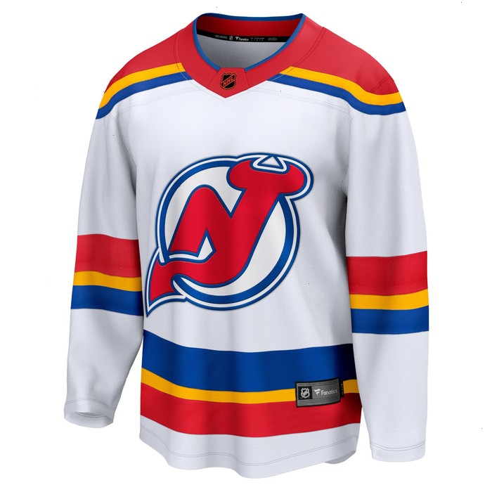 New Jersey Devils Fanatics Branded Special Edition 2.0 Breakaway Blank Jersey - White