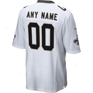 New Orleans Saints Nike 2018 Custom Game Jersey - White