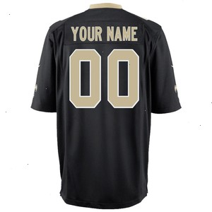 New Orleans Saints Nike Youth Custom Game Jersey - Black