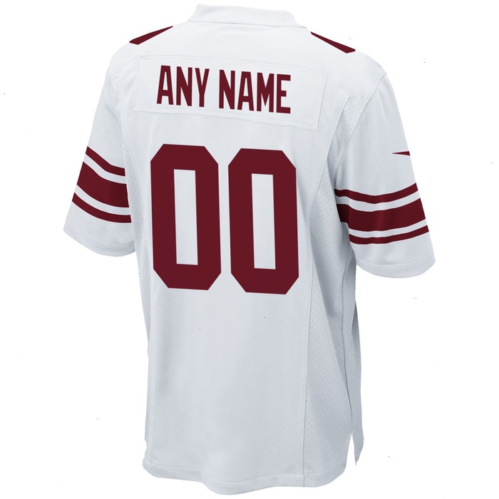 New York Giants Nike Custom Game Jersey - White