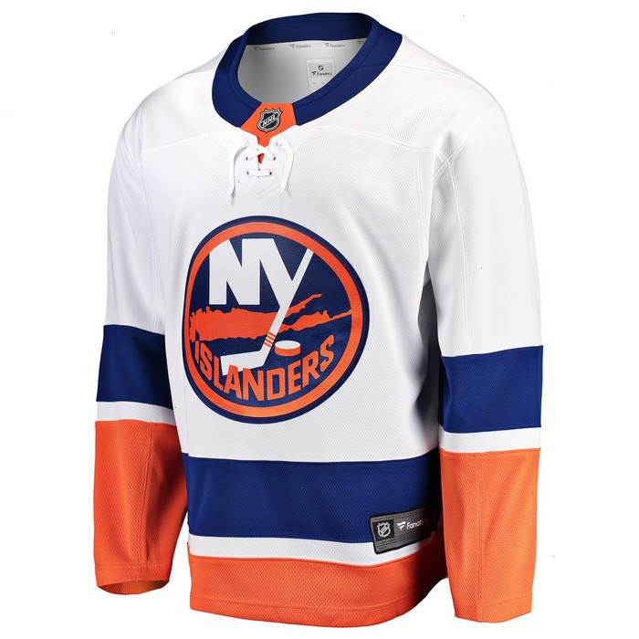 New York Islanders Fanatics Branded Breakaway Away Jersey - White