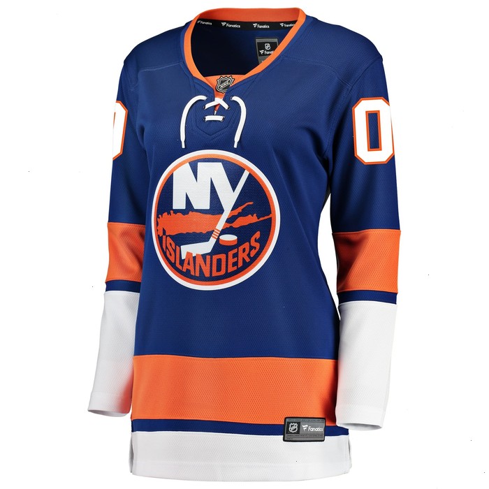 New York Islanders Fanatics Branded Women's Home Breakaway Custom Jersey - Blue