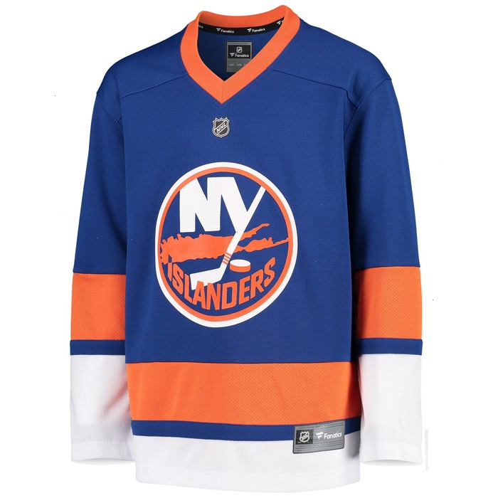 New York Islanders Fanatics Branded Youth Home Replica Blank Jersey - Blue