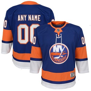 New York Islanders Youth Home Premier Custom Jersey - Blue