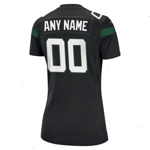 New York Jets Nike Women's Alternate Custom Game Jersey - Stealth Black