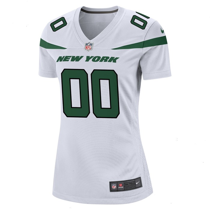 New York Jets Nike Women's Custom Game Jersey - White