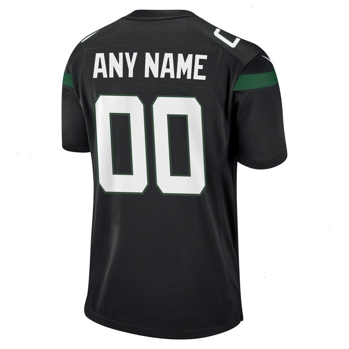 New York Jets Nike Youth Custom Game Jersey - Black