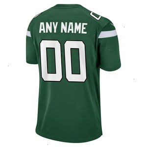 New York Jets Nike Youth Custom Game Jersey - Gotham Green