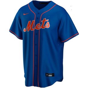 New York Mets Nike Alternate Replica Custom Jersey - Royal