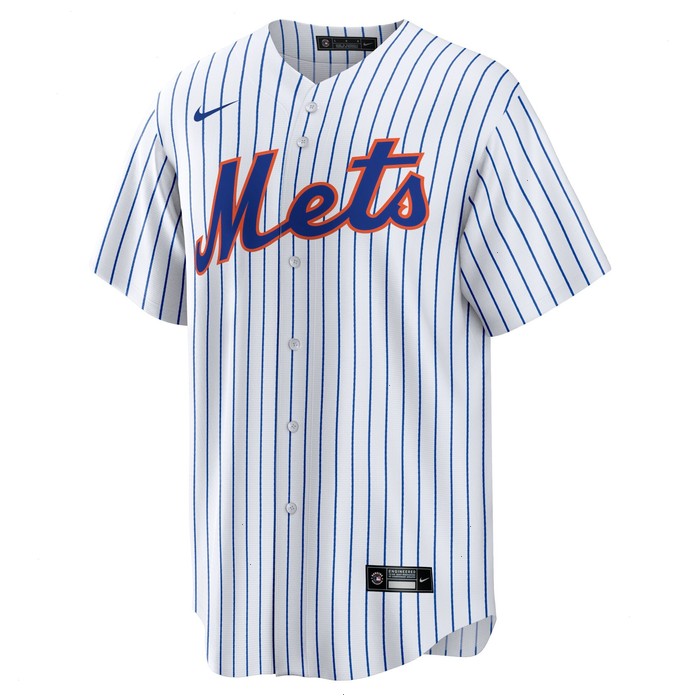 New York Mets Nike Home Blank Replica Jersey - White