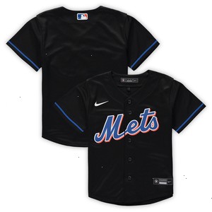 New York Mets Nike Preschool Alternate Replica Team Jersey - Black