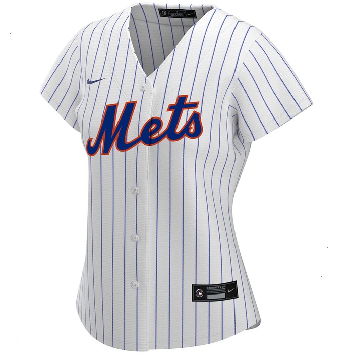 New York Mets Nike Women's Home Replica Custom Jersey - White