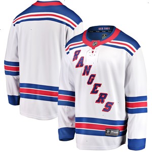 New York Rangers Fanatics Branded Breakaway Away Jersey - White