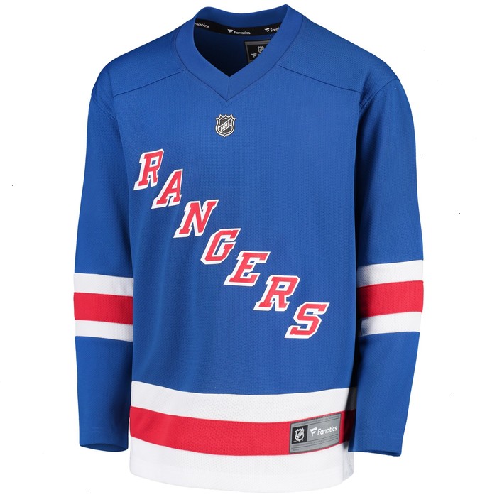 New York Rangers Fanatics Branded Youth Home Replica Blank Jersey - Royal