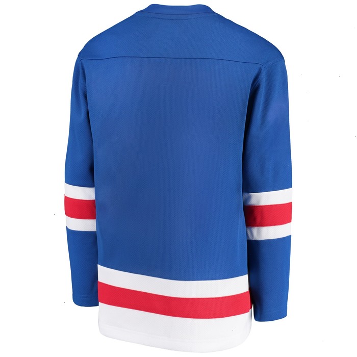 New York Rangers Fanatics Branded Youth Home Replica Blank Jersey - Royal