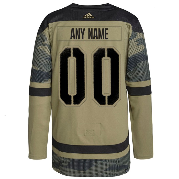 New York Rangers adidas Military Appreciation Team Authentic Custom Practice Jersey - Camo