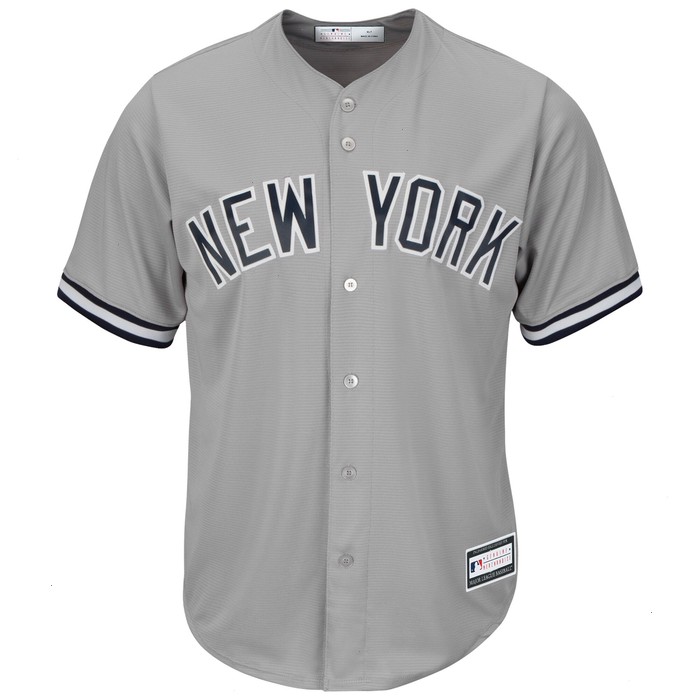 New York Yankees Big & Tall Replica Team Jersey - Gray