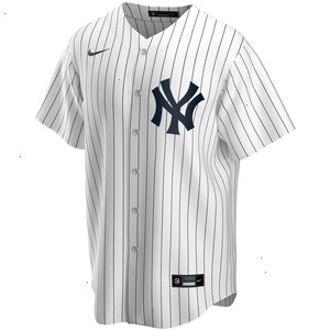 New York Yankees Nike Home Replica Custom Jersey - White