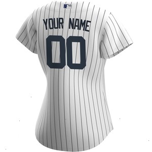 New York Yankees Nike Women's Home Replica Custom Jersey - White