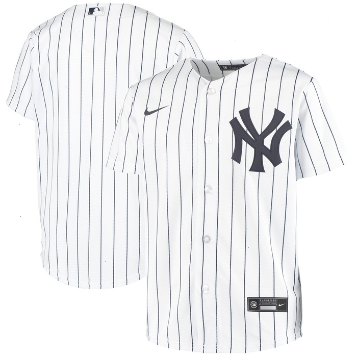 New York Yankees Nike Youth Home Replica Team Jersey - White