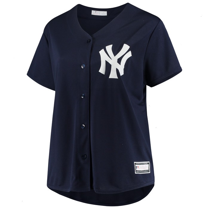 New York Yankees Women's Plus Size Alternate Replica Team Jersey - Navy