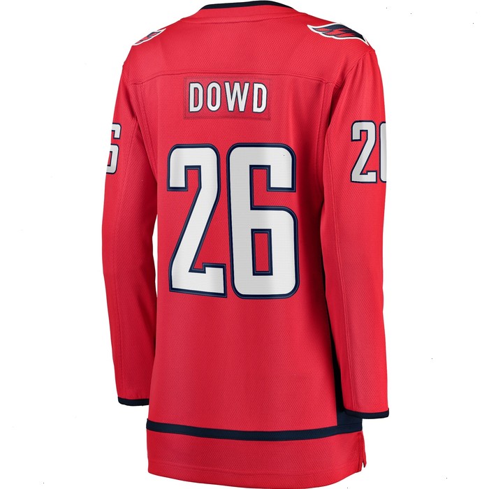 Nic Dowd Washington Capitals Fanatics Branded Women's Home Breakaway Player Jersey - Red