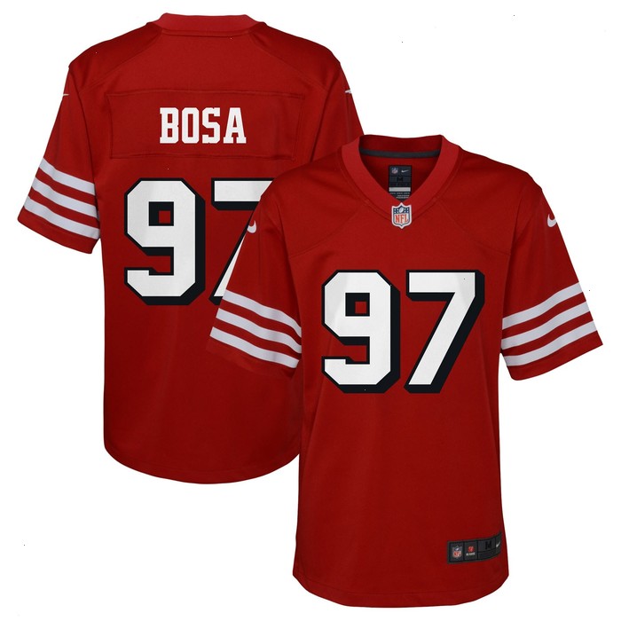 Nick Bosa San Francisco 49ers Nike Youth Game Jersey - Scarlet V1