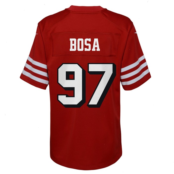 Nick Bosa San Francisco 49ers Nike Youth Game Jersey - Scarlet V1