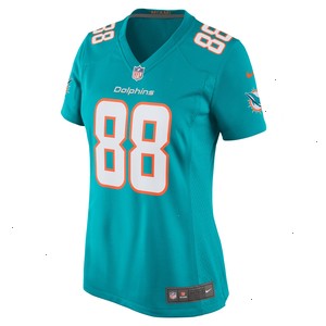 Nick Bowers Miami Dolphins Nike Women's Team Game Jersey - Aqua